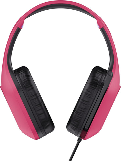 Trust Gaming GXT 415P Zirox Lichtgewicht Gaming Headset met 50mm-drivers voor PC, Xbox, PS4, PS5, Switch, Mobile, 3.5 mm Jack, 2m Kabel, Opklapbare Microfoon, Over-Ear Bedrade Koptelefoon