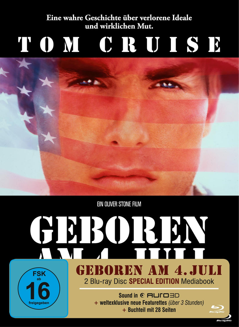 Geboren am 4. Juli - Mediabook -Special Edition mit Auro 3D - Limited Edition auf 1.500 Stück