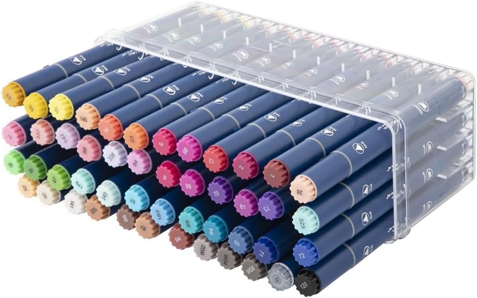 Nassau - Round dual markers (48 pcs) (AR0105/23GE