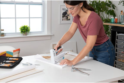 Black+Decker 3.6V Cordless Stapler Crafting Range with 800 12mm Staples and 200 15mm Finish Nails BCN115-XJ