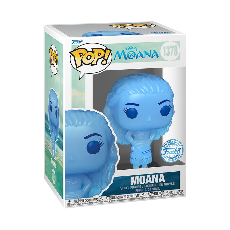 Funko POP! Disney: Moana - Moana - 1/6 Odds for Rare Chase Variant - Translucent - Glow In the Dark - Collectable Vinyl Figure - Gift Idea - Official Merchandise - Toys for Kids & Adults