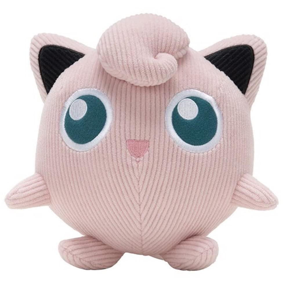 Pokemon SELECT CORDUROY JIGGLYPUFF PLUSH - 8-Inch - Unique Fabric - Authentic Details