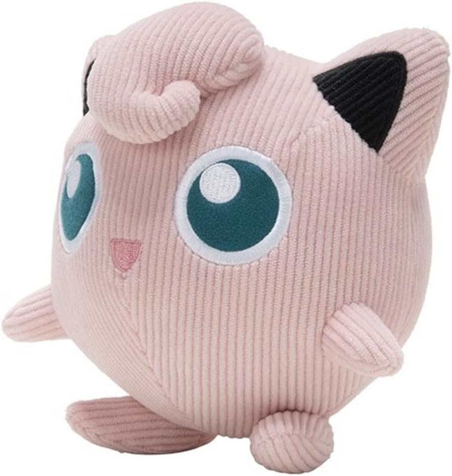 Pokemon SELECT CORDUROY JIGGLYPUFF PLUSH - 8-Inch - Unique Fabric - Authentic Details