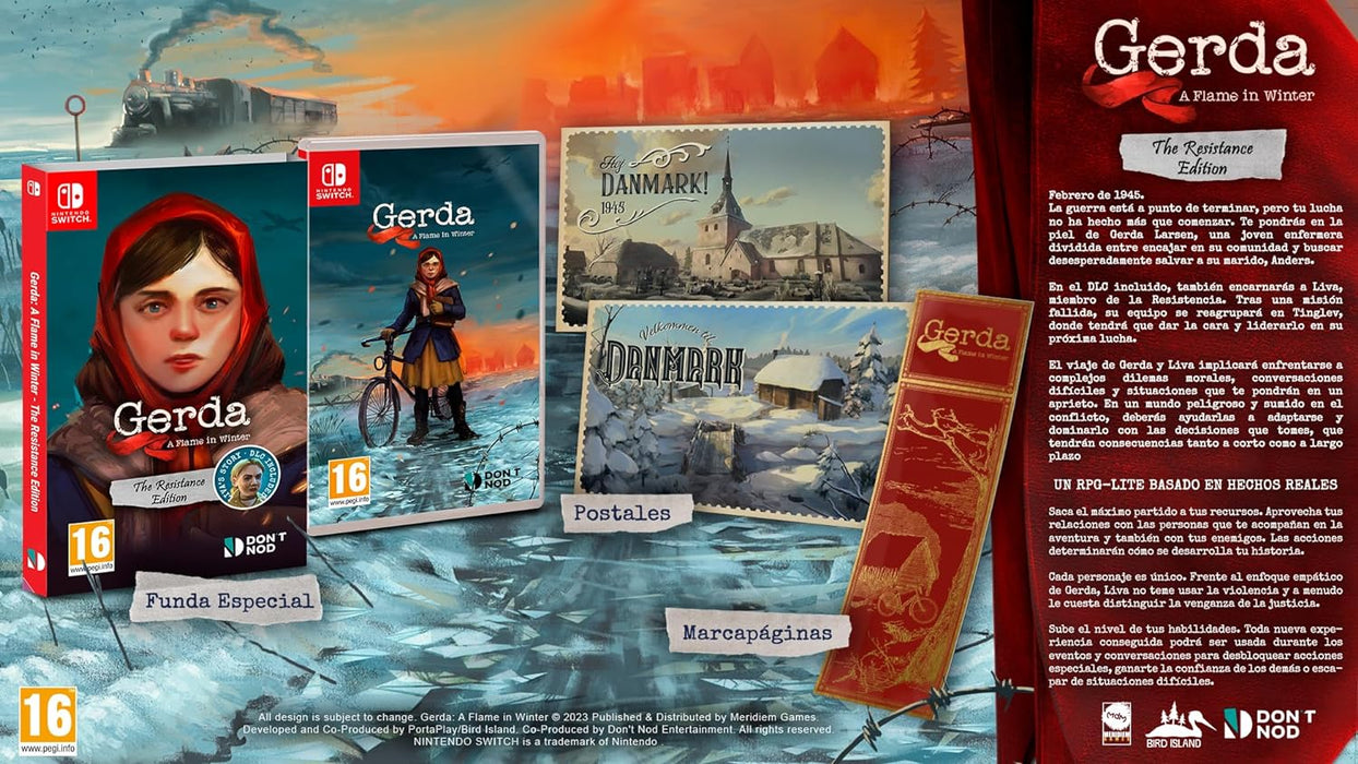 Gerda: A Flame in Winter - The Resistance Edition - NINTENDO SWITCH