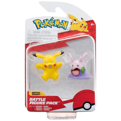 Pokémon PKW3007 Battle Figure Set - Pikachu Viscora - Official Battle Figure Set