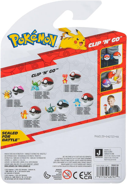Pokémon Clip ‘N’ Go Magby and Premier Ball Includes 2-Inch Battle Figure and Premier Ball Accessory