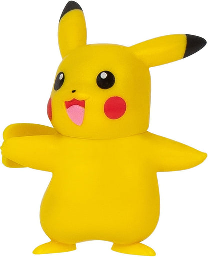 Pokémon PKW3165 Surprise Attack Game-Pikachu with Pokéball and Level Ball, Black