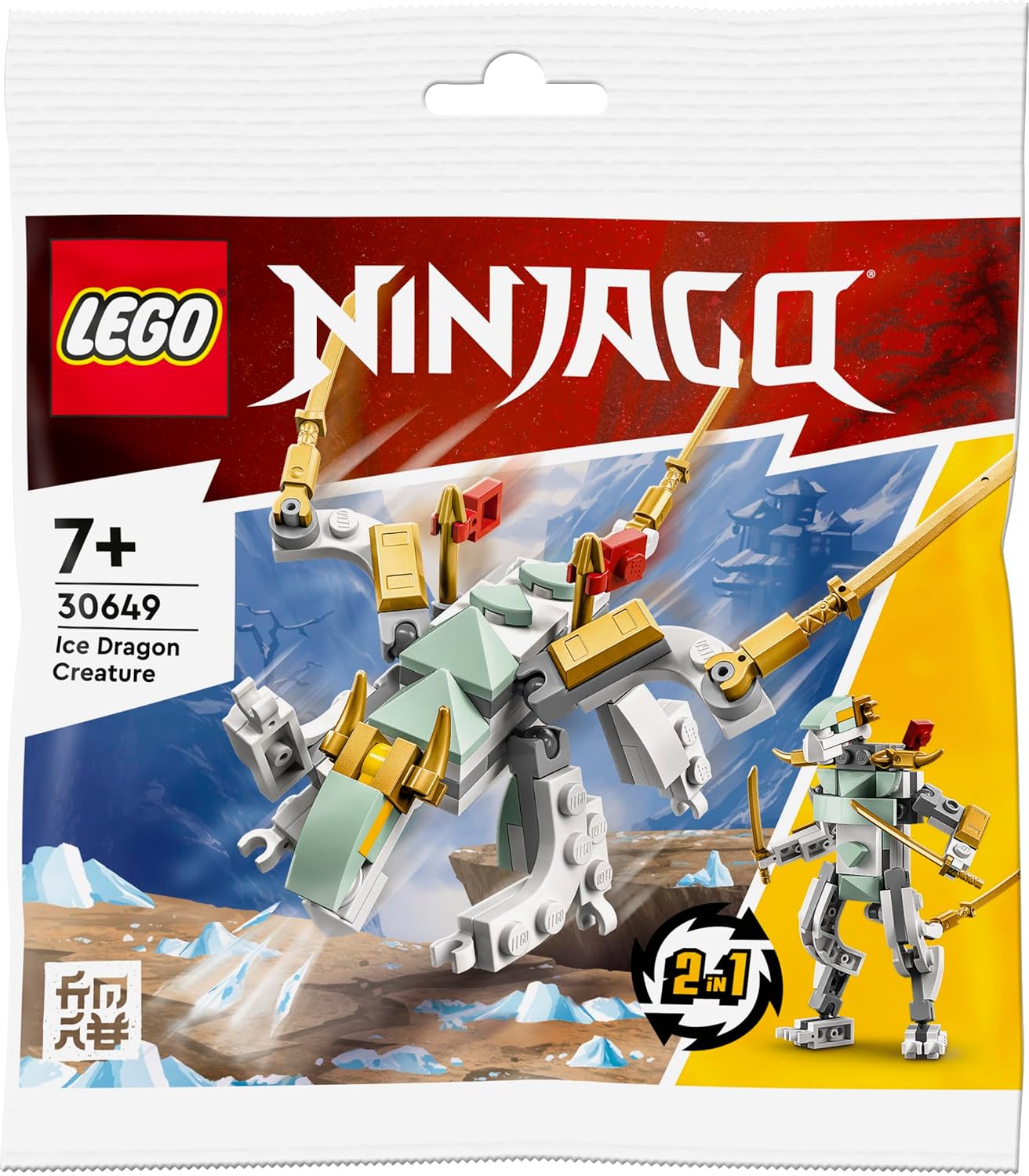 LEGO NINJAGO Ice Dragon Creature 30649 Polybag