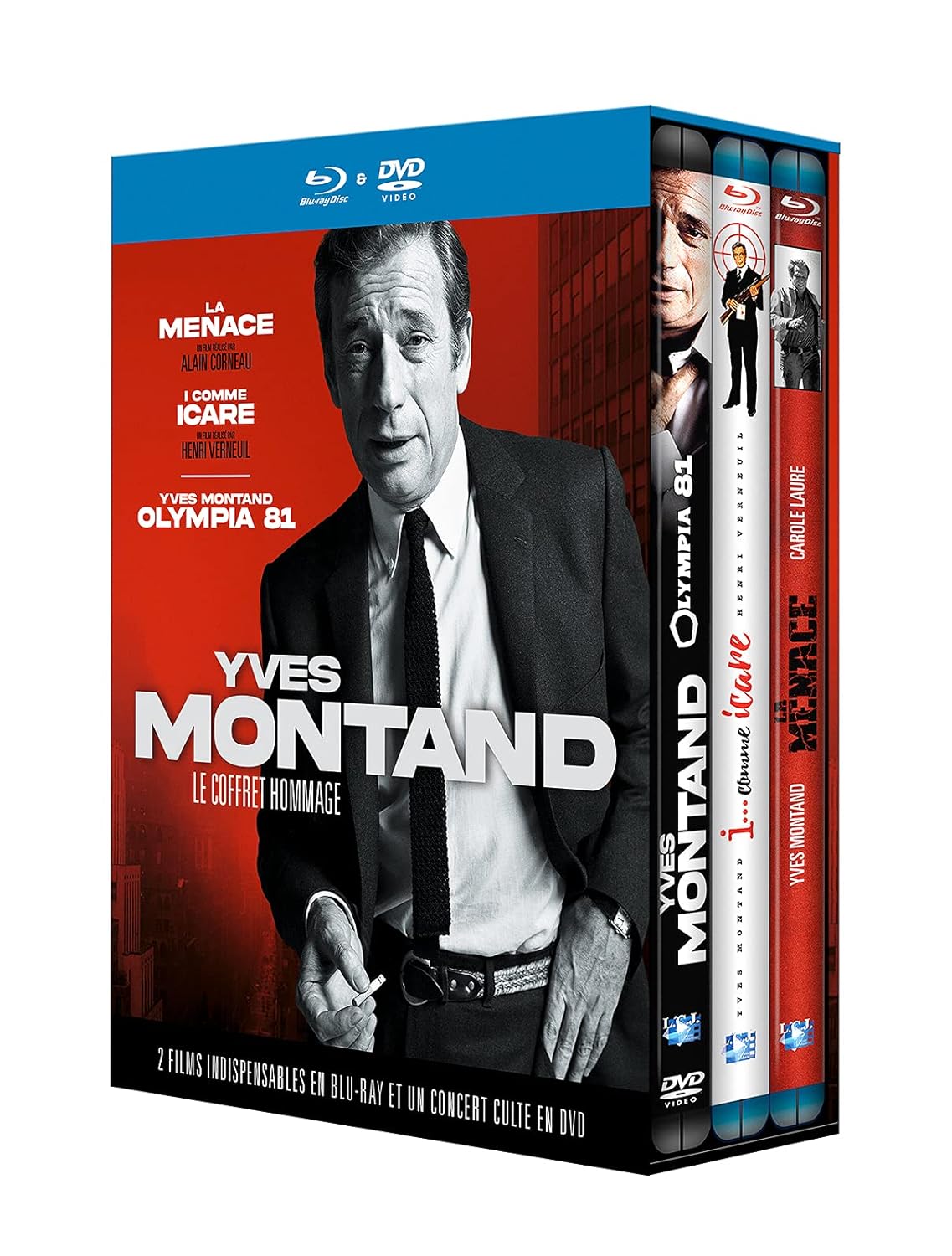 Yves Montand Set: I wie Icare + La Bedreiging + Olympia 81