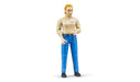 Woman in Blue Jeans and Shoes