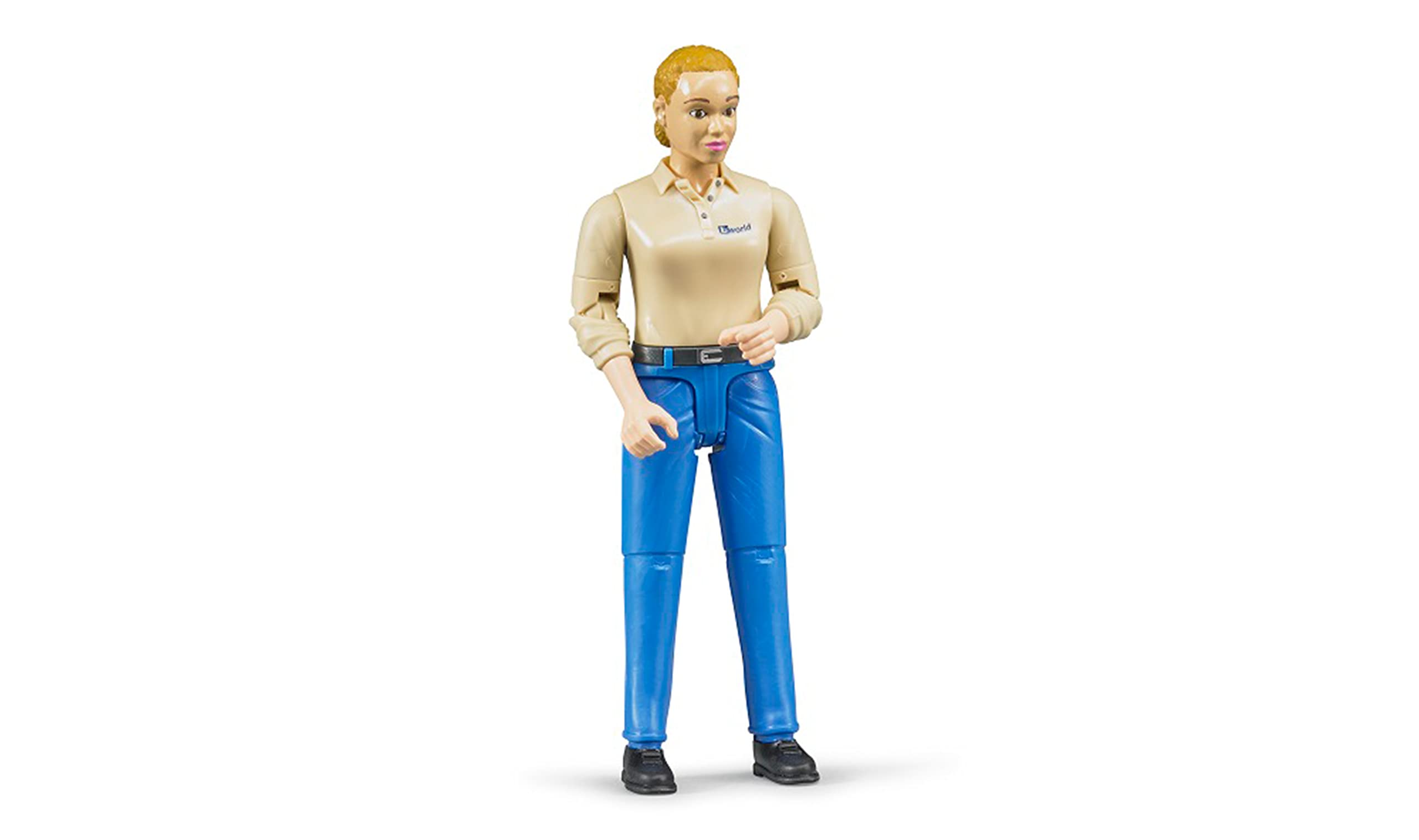 Woman in Blue Jeans and Shoes