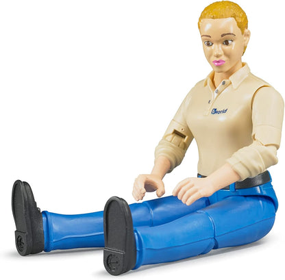 Woman in Blue Jeans and Shoes