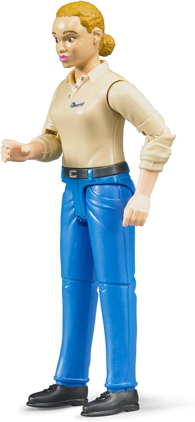 Woman in Blue Jeans and Shoes