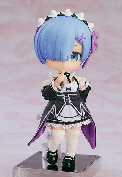 Nendoroid Doll Re Zero - Starting Life in Another World Rem Non-Scale Fabric, Magnet, Plastic Pre-Painted Action Figure Rem body + Oofuku