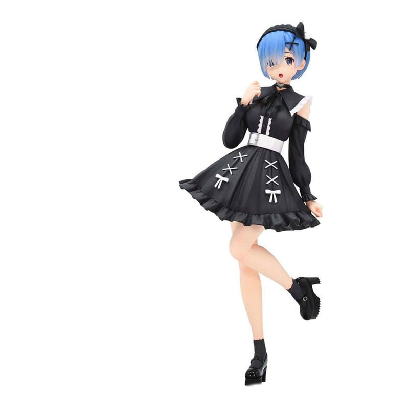Furyu Re:Zero Starting Life in Another World Statuette PVC Trio-Try-iT Rem Girly Outfit Schwarz 21 cm