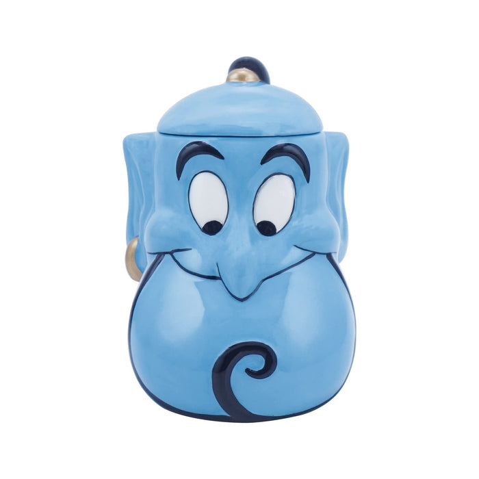 Disney Aladdin-Tasse mit Deckel – Genie – Bürobecher – Latte Tasse Geschenke – 3D Tasse