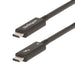 StarTech.com 6ft (2m) Active Thunderbolt 4 Cable - 40Gbps - 100W PD - 4K/8K Video - Thunderbolt Cable - Compatible w/USB4/DP Alt Mode, Thunderbolt 3, USB 3.2/Type-C (A40G2MB-TB4-CABLE