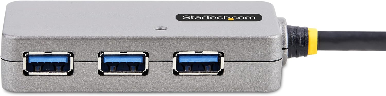 StarTech.com USB Extender Hub, 10m USB 3.0 Extension Cable w/ 4-Port USB-A Hub, Active/Bus Powered USB Repeater Cable, Optional 20W Power Supply Included, Level 2 ESD Protection (U01043-USB-EXTENDER