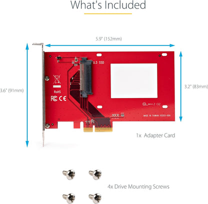 U.3 To Pcie Adapter Card - Pci Express 4. U.3 Nvme Ssds