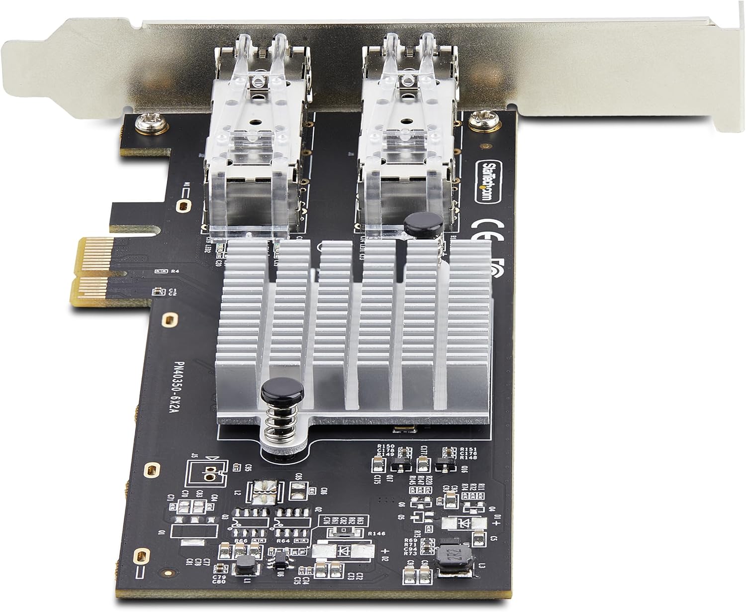StarTech.com 2-Port GbE SFP Network Card, PCIe 2.0 x1, Intel I350-AM2 2x 1GbE Controller, 1000BASE Copper/Fiber Optic, Dual-Port Gigabit Ethernet NIC, Desktop/Server Backplanes (P021GI-NETWORK-CARD