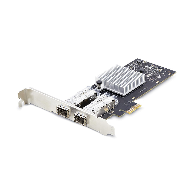 StarTech.com 2-Port GbE SFP Network Card, PCIe 2.0 x1, Intel I350-AM2 2x 1GbE Controller, 1000BASE Copper/Fiber Optic, Dual-Port Gigabit Ethernet NIC, Desktop/Server Backplanes (P021GI-NETWORK-CARD