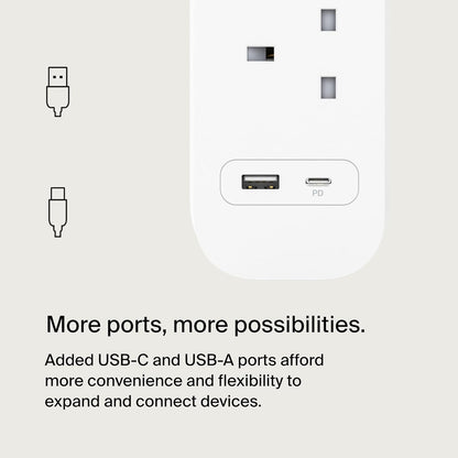 Surge Protection With Usb C 4 Outlet