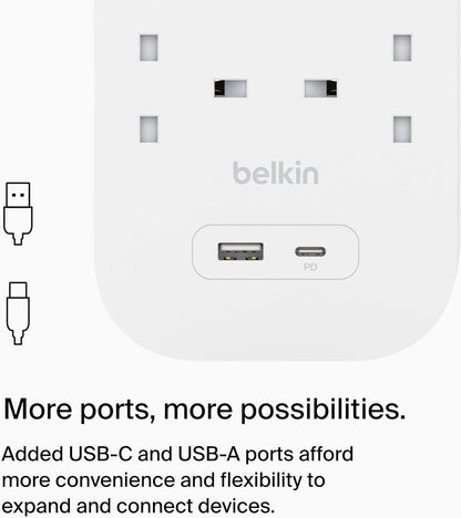 Surge Protection With Usb C 6 Outlet