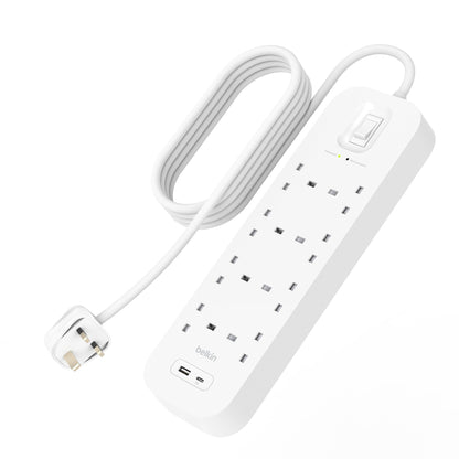 Surge Protection With Usb C 8 Outlet