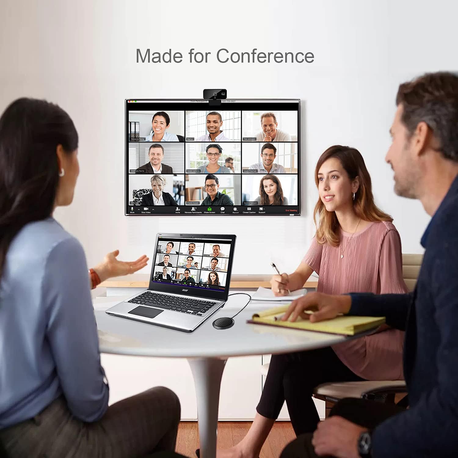 Omni-Directional Usb Tabletop Microphone Video Conf Xtream M3