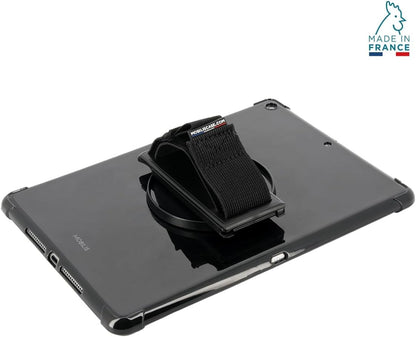 Mobilis Universal 360° Rotating Stick On Hand Strap for Tablet + Kickstand + Stylus Holder