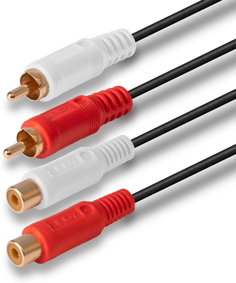 3M Premium Audio Extension Cable Phono Male To Female