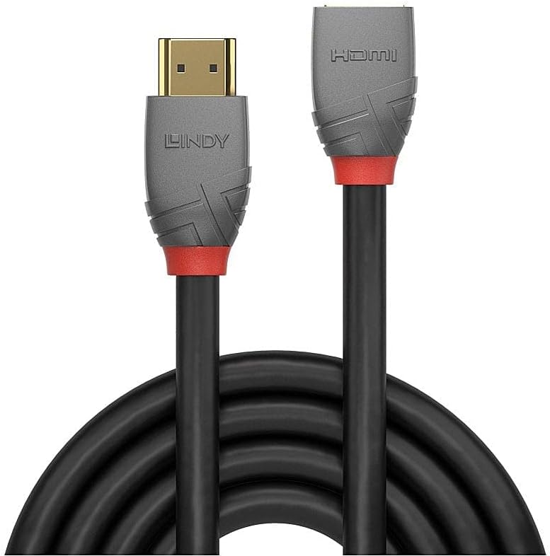 LINDY 0.5m High Speed HDMI Extension Cable, Anthra Line