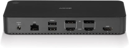 LINDY DST-Pro Universal, USB Type C and Type A Hybrid Laptop Docking Station - 4K HDMI, 2x4K (DP or HDMI