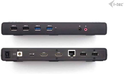 USB 3.0/USB-C/TB 2X HDMI DOCKING STATION + PD 85W UK VERS