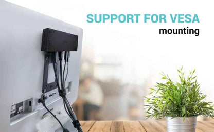 USB 3.0/USB-C/TB 2X HDMI DOCKING STATION + PD 85W UK VERS