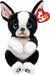 Ty Beanie Bellies Tink il French Bulldog con gli Occhioni Azzurri Glitter, i Coccolosi Animaletti di Peluche con il Pancino Morbido Originali 20 Cm T41054