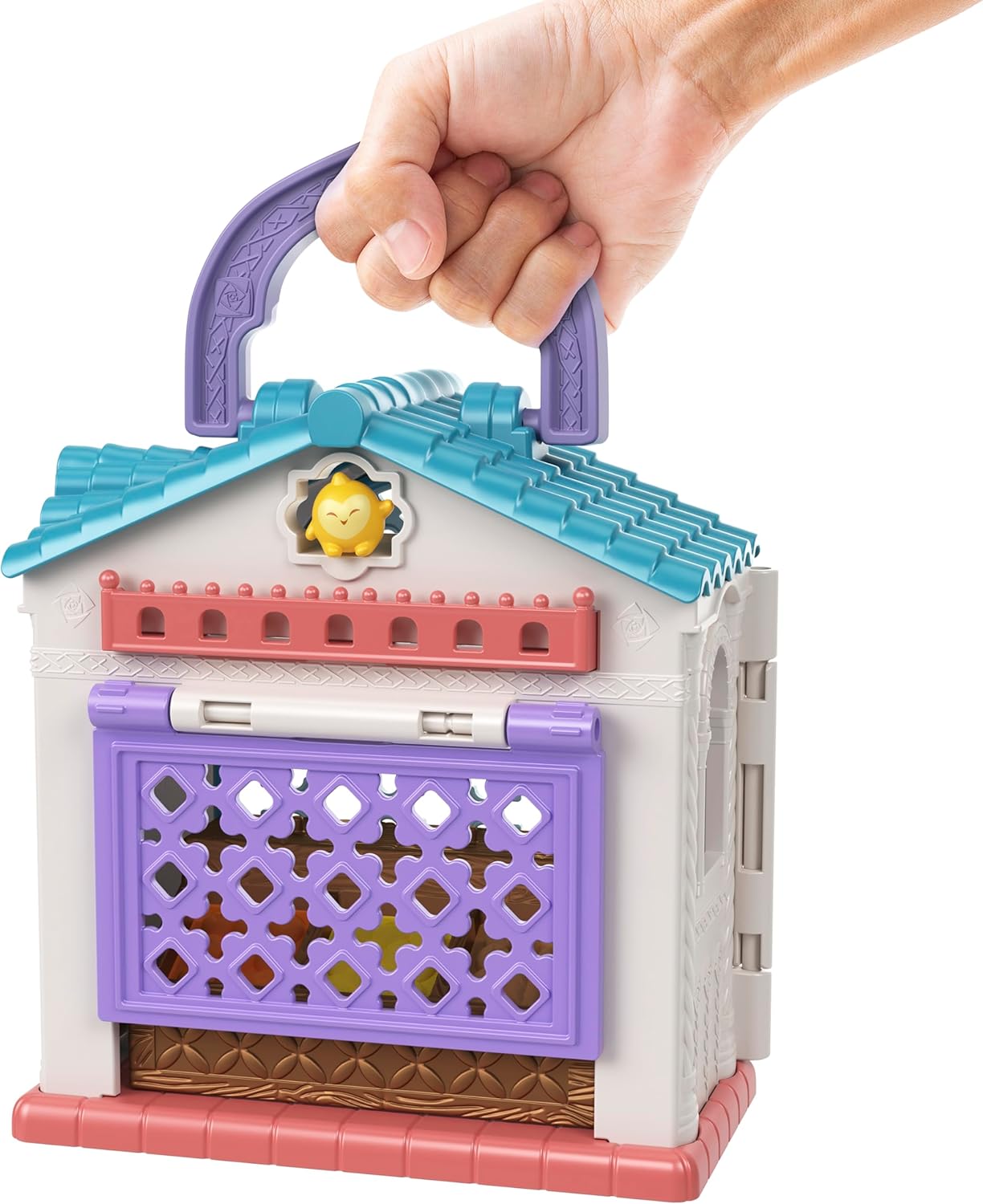 Disney Wish Micro Doll Playset, Dahlia’s Rosas Marketplace Portable Set with Dahlia Doll, Star Figure & 9 Accessories, Travel Toys, HRH74