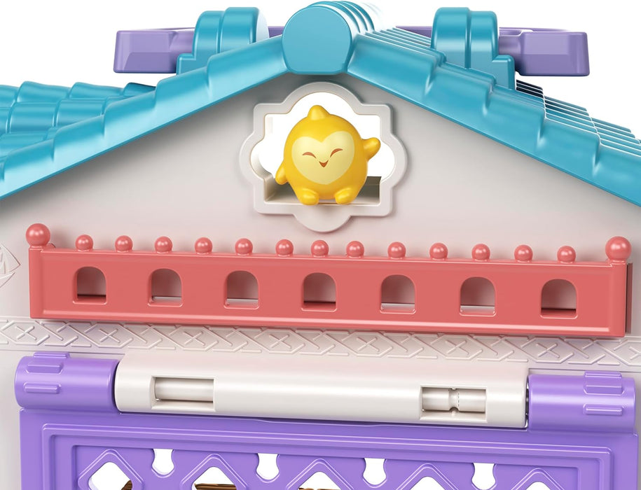 Disney Wish Micro Doll Playset, Dahlia’s Rosas Marketplace Portable Set with Dahlia Doll, Star Figure & 9 Accessories, Travel Toys, HRH74