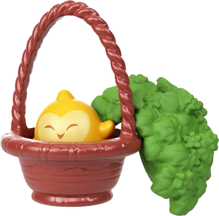 Disney Wish Micro Doll Playset, Dahlia’s Rosas Marketplace Portable Set with Dahlia Doll, Star Figure & 9 Accessories, Travel Toys, HRH74