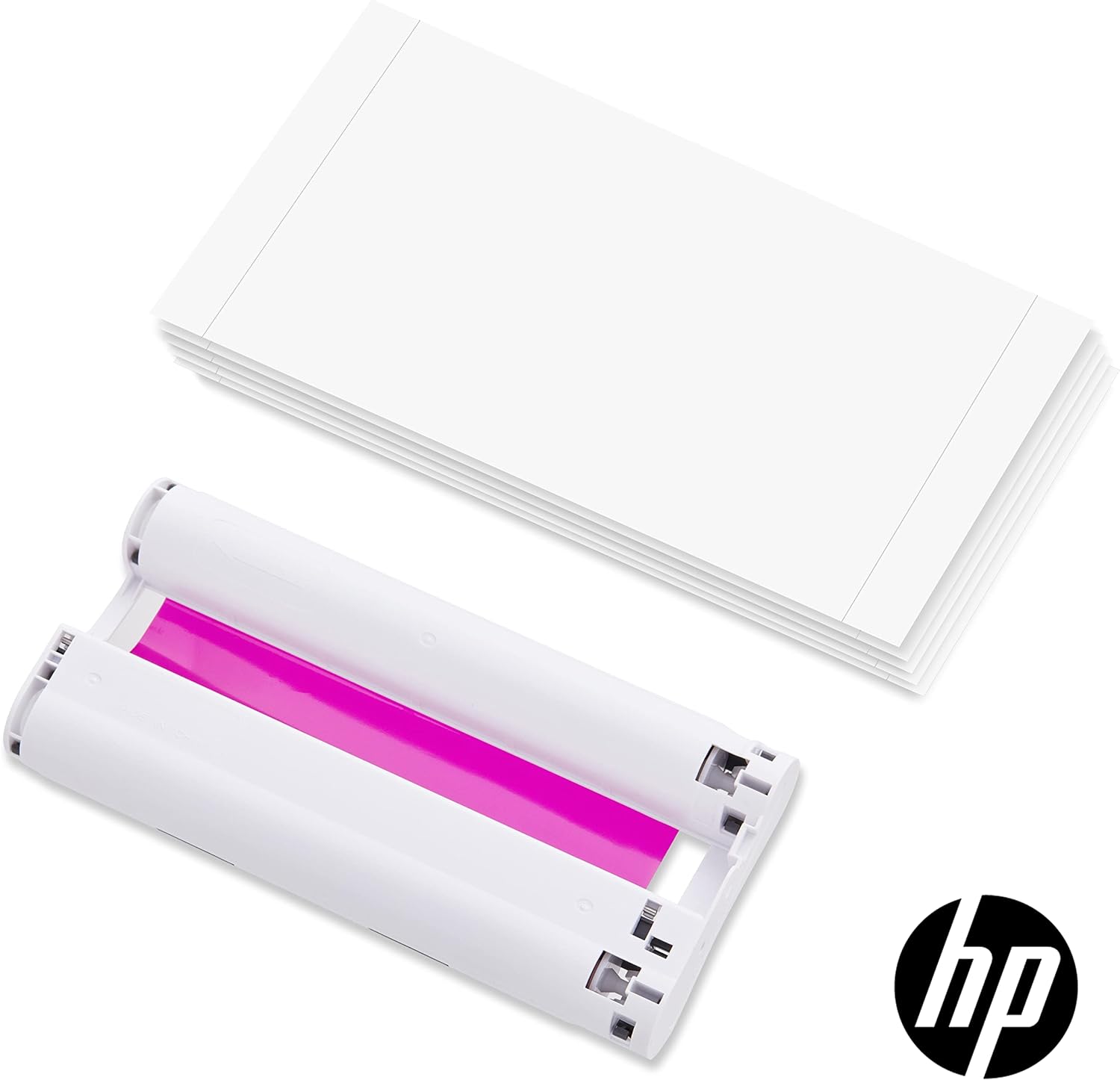 HP Sprocket Studio Plus 4 x 6” Photo Paper and Cartridges (Includes 108 Sheets and 2 Cartridges) – Compatible only with HP Sprocket Studio Plus Printer, White