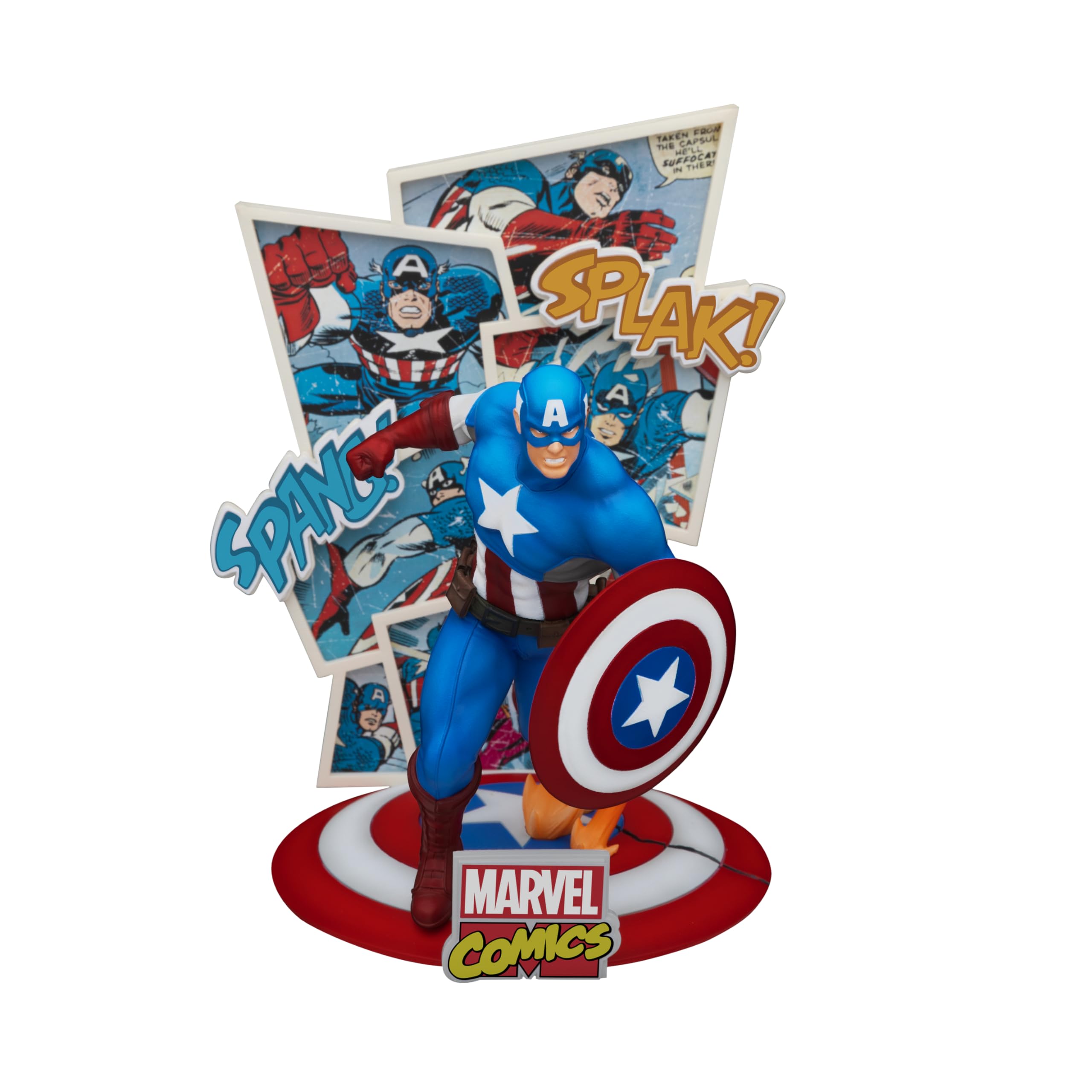Beast Kingdom Marvel Comics diorama PVC D-Stage Captain America 16 cm