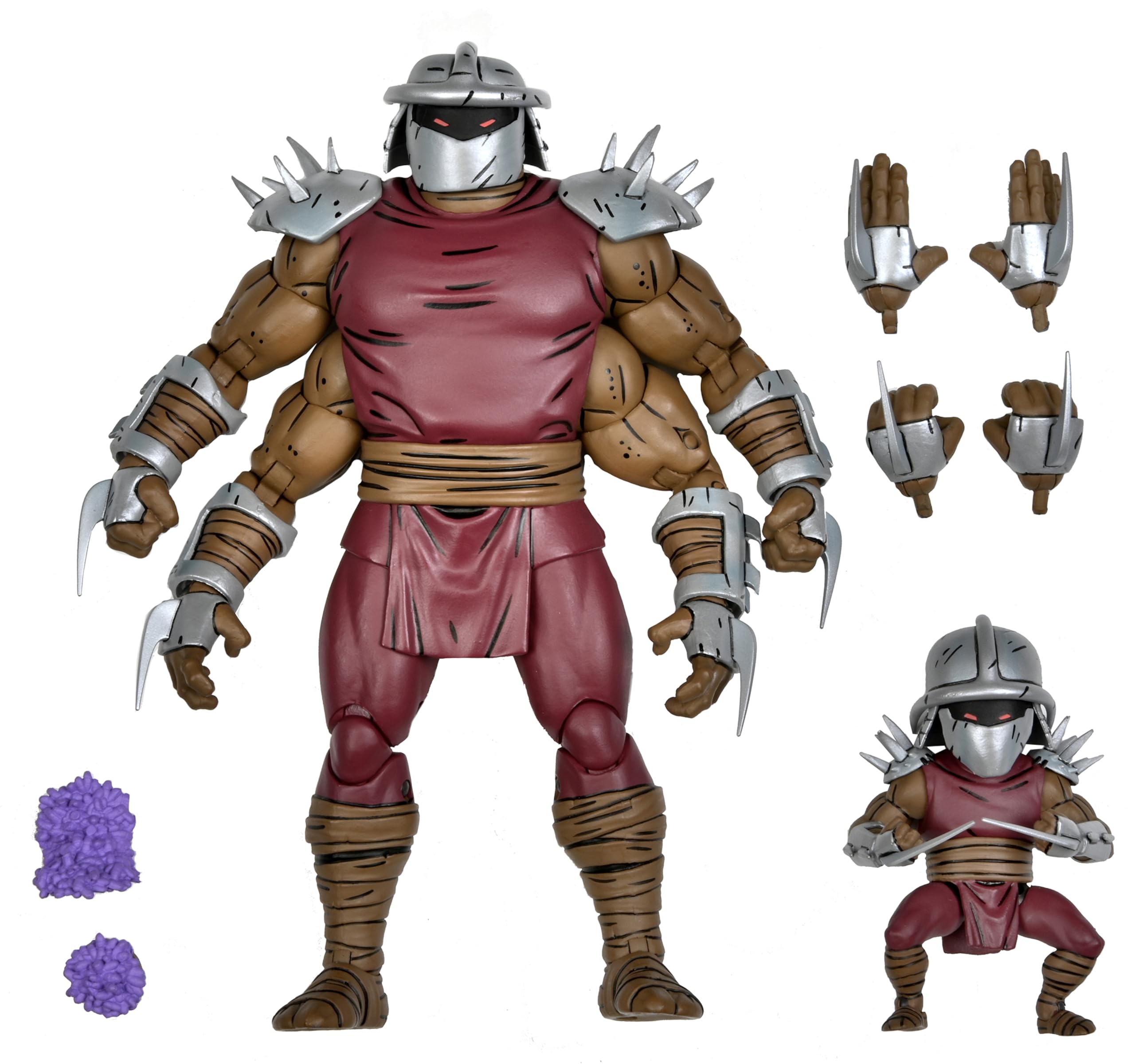 Tortues Ninja (Mirage Comics) figurine Shredder Clone & Mini Shredder (Deluxe) 18 cm
