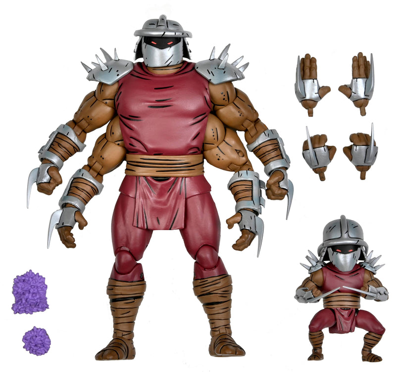 Tortues Ninja (Mirage Comics) figurine Shredder Clone & Mini Shredder (Deluxe) 18 cm