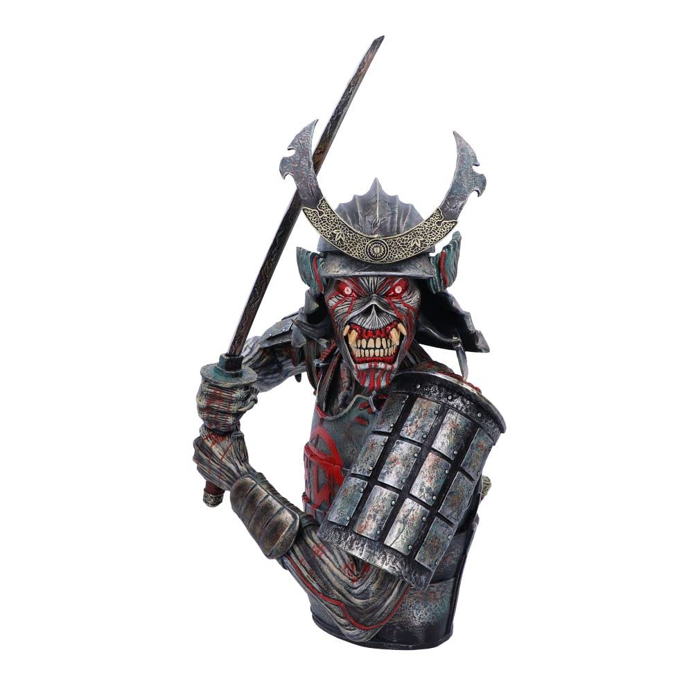 Nemesis Now Officially Licensed Iron Maiden Senjutsu Bust Box, Silver, 41cm