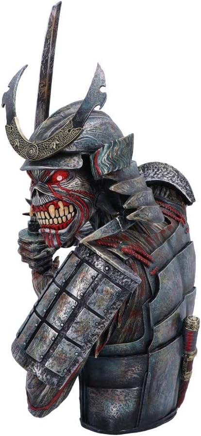 Nemesis Now Officially Licensed Iron Maiden Senjutsu Bust Box, Silver, 41cm