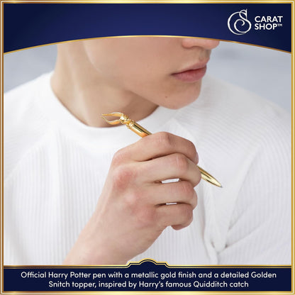 Harry Potter Official Golden Snitch Metallic Pen