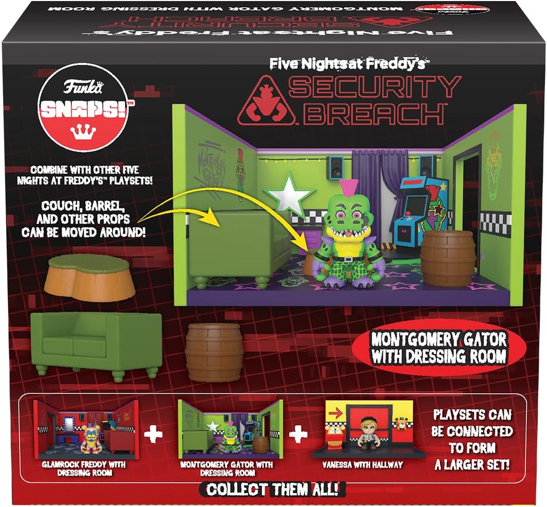 Funko Snaps!: Five Nights at Freddy's - Montgomery Gator with Dressing Room