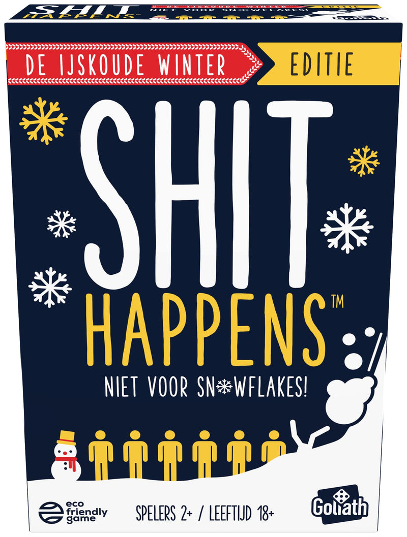 Goliath Happens: Winter Edition, Card Game from 18 Years, Zooi Happens Dutch Version