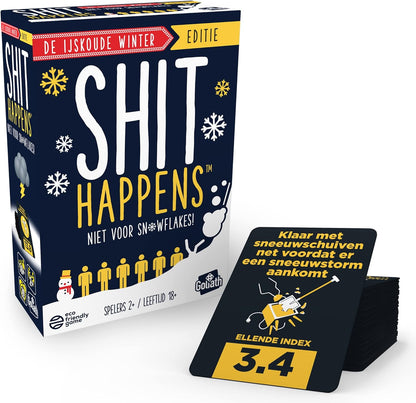Goliath Happens: Winter Edition, Card Game from 18 Years, Zooi Happens Dutch Version