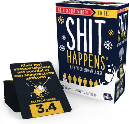 Goliath Happens: Winter Edition, Card Game from 18 Years, Zooi Happens Dutch Version